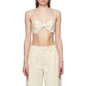 NEW FRAME twist bra top in flax